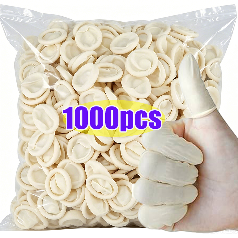 Latex Disposable Glove - 1000 adet Beyaz Tek Kullanımlık Parmak