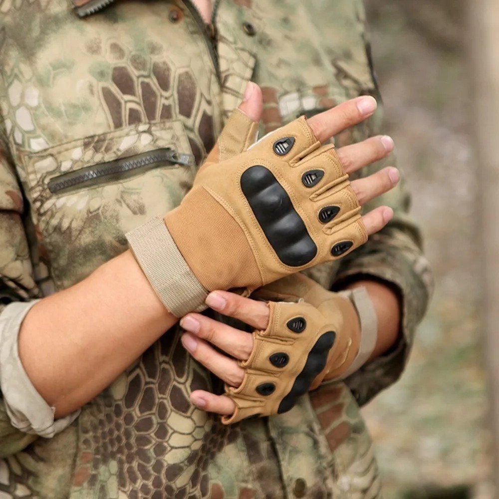 Motorcycle Glove Knuckle - Açık Hava Taktik Tam Parmaklı Eldivenler,