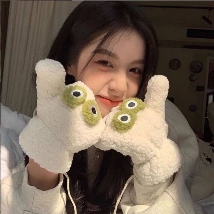 Kore Tarzı Sevimli Yeşil Karik - Wool Glove Lined incelemesi ve fiyatı